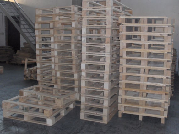 Pallet in legno di abete - imballaggi industriali - imballi su misura